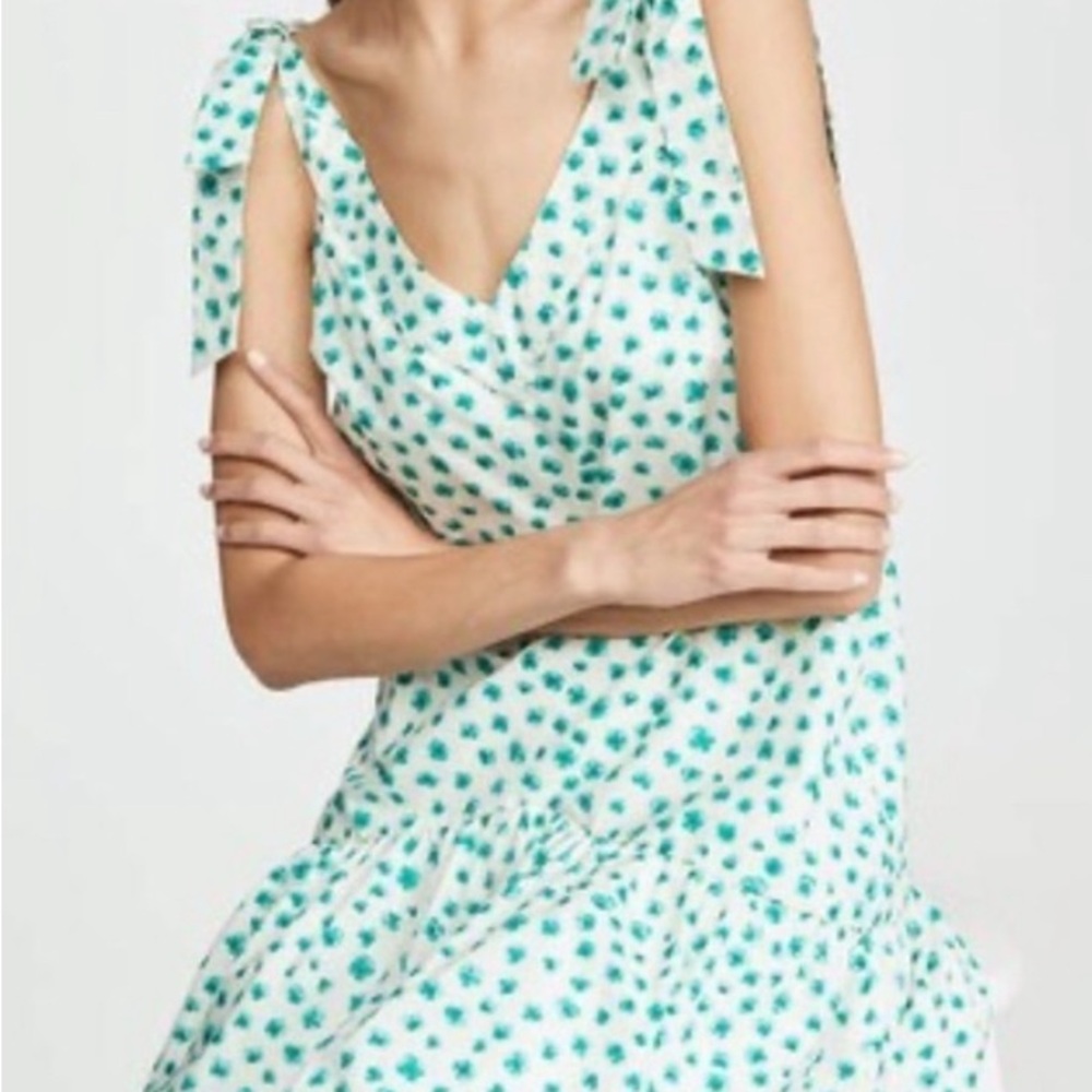 Rebecca Taylor Emerald Daisy Print Dress